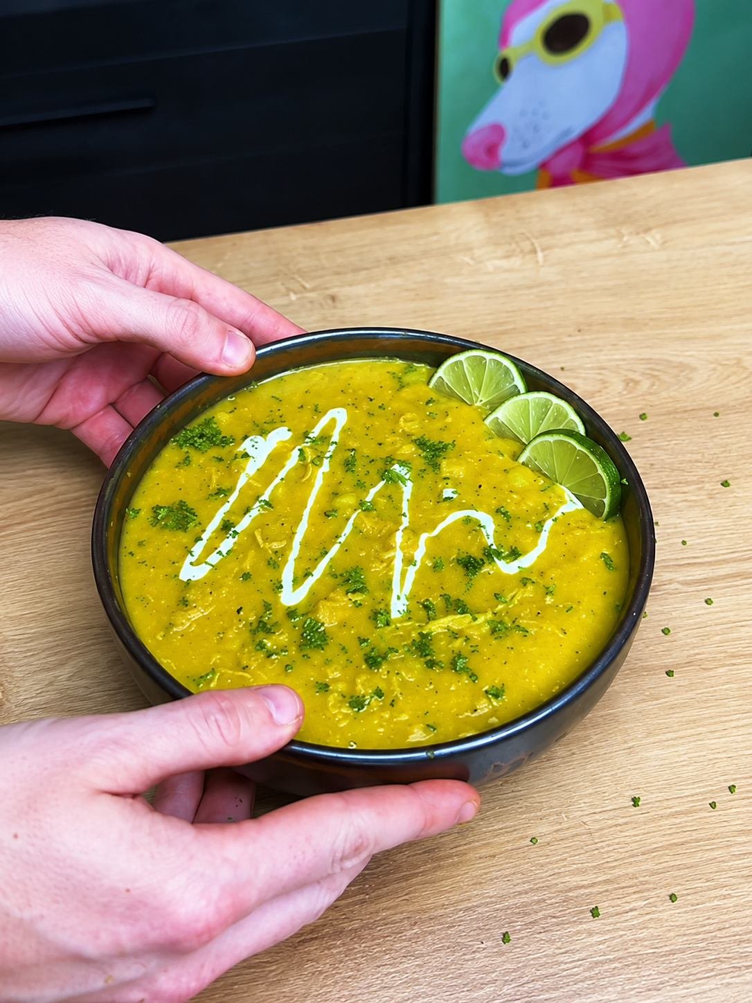 Sopa cremosa pronta em minutos